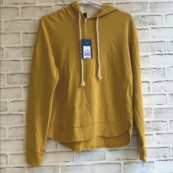 golden yellow hoodie